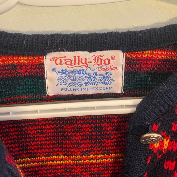 •Vintage• Tally-Ho Scottie Dog Sweater - Picture 3 of 5